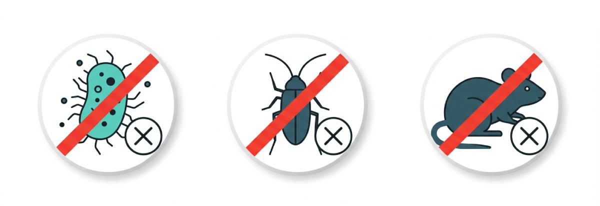 Санитарная обработка от насекомых, грызунов и инфекционных возбудителей на предприятиях города Красногорска